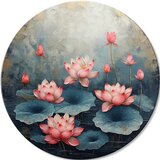  Okrugle slike sa akrilom Blossoming Misteri | different dimensions Cene