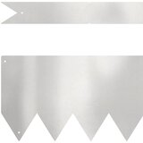  Ograda oko Travnjaka 20 pcs Srebrno 100 x 0,05 x 15 cm | shoptok.hr