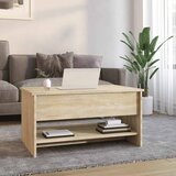  Stolić za kavu boja hrasta sonome 80x50x40 cm konstruirano drvo | shoptok.hr