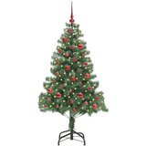 vidaXL Božićno drvce s 150 LED svjetlima s stalakom Zelena 150 cm PVC | shoptok.hr