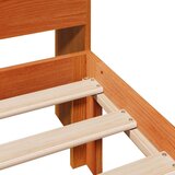 vidaXL Krevet s regalom za knjige bez madraca 90 x 200 cm od borovine | shoptok.hr