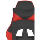  Masažni igralni stol z oporo za noge črno in Rdeča umetno usnje, (20700946) | Shoptok.si