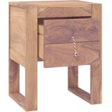  Noćni ormarić 40 x 30 x 50 cm od masivne tikovine | Eponuda.com
