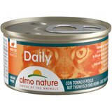  Varčno pakiranje Almo Nature Daily Menu 24 x 85 g - Mousse s tuno in piščancem | shoptok.hr