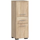 AKORD Fin Visoka Kopalniška Omara, 2 Vrata In 1 Predal, Hrast Sonoma, (5000332680) | Shoptok.si