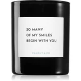 Candly & Co. No. 6 So Many Of My Smiles Begin With You mirisna svijeća 250 g