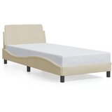 Okvir kreveta s uzglavljem Dover krem 90x200cm od tkanine | Eponuda.com