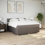  Krevet s oprugama i madracem smeđesivi 180x200 cm tkanina | shoptok.hr