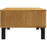 vidaXL Klubska mizica FLAM 100x50x32,5 cm trdna borovina | Shoptok.si