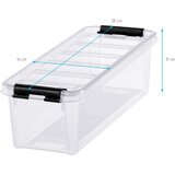 Smart Store Zaboj za shranjevanje Classic 5 (Do x Š x V: 30 x 19 x 11 cm, Plastika, Prozorna) Cene