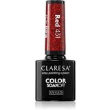 Claresa SoakOff UV/LED Color Warm Feelings gel lak za nohte odtenek RED 431 5 g | Shoptok.si