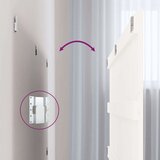 vidaXL Stensko posteljno vzglavje belo 140x3x60 cm trdna borovina | Shoptok.si