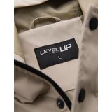 Ombre Functional men's transitional jacket with hood - beige | shoptok.hr