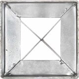  Šiljci za tlo 6 kom srebrni 10 x 10 x 76 cm pocinčani čelik | Eponuda.com