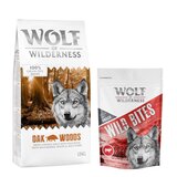 12 kg suhe hrane Wolf of Wilderness + Snack gratis! - Adult "Oak Woods" - divja svinja + High Valley - govedina (monoprotein) | shoptok.hr