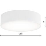  Plafonsko svetlo za kupatilo sa senzorom CLEO 2xE27/24W/230V, prečnik 30 cm, belo, IP54 | Eponuda.com