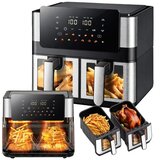 Air Fryer RC-K-2367 friteza na vroč zrak 8 L – 2 × 4 L, 2000 W, 12 programov | Shoptok.si