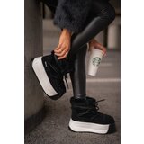 Big Star Women's Leather Snow Boots On Thick Sole With Fur | Shoptok.si