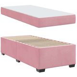  Konstrukcija postelje z vzmetnico Roza 80 x 200 cm blago, (5000126485) | Shoptok.si