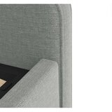 Micadoni Svetlo siva oblazinjena zakonska postelja z letvenim dnom 180x200 cm Eda – | Shoptok.si