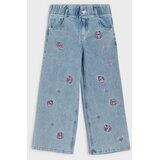 Sinsay Wide leg traperice s vezom i dodatkom viskoze Stitch | shoptok.hr
