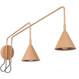 Sollux Lighting Stenska svetilka NOX 2 zlata s stikalom, (5000352025) | Shoptok.si