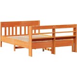  Okvir kreveta bez madraca voštano smeđi 140x190 cm od borovine | shoptok.hr