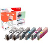 Peach ČRNILO CANON 550xl-551XL, 2 x 23ml, 4 x 13ml 6/1 KOMPLET XXL 316838, (20386790) | Shoptok.si
