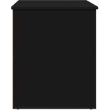 vidaXL Mačja hiša Črna 53 x 52 x 60 cm Konstruiran les, (5000111102) | Shoptok.si