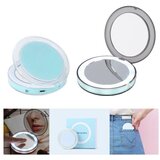 Chameleon Žepno LED ogledalo za ličenje, turkizno | Shoptok.si