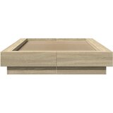  Okvir za krevet boja hrasta 100x200 cm od konstruiranog drva Smeđa 100 x 200 cm | Shoptok.si