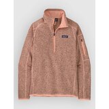 Patagonia Better Sweater 1/4 Half-Zip Fleece Sweater peach sherbet | Shoptok.si