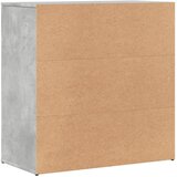  Komoda siva boja betona 79x38x80 cm od konstruiranog drva | Eponuda.com