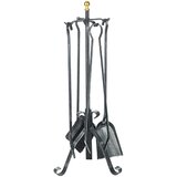 Lienbacher Garnitura za kamin (4-dij., Kovano željezo, Visina: 66 cm) | shoptok.hr
