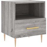 vidaXL Nočna omarica 2 kosa siva sonoma 40x35x47,5 cm inženirski les | Shoptok.si
