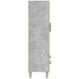  Visoka omarica betonsko siva 70x31x115 cm konstruiran les, (20654673) | Shoptok.si