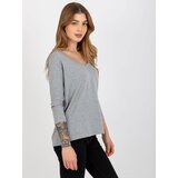 ex moda Blouse-EM-BZ-ES-21-609.10X-grey | shoptok.hr