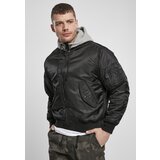 Brandit MA1 Hooded Bomber Jacket blk/grey Cene