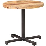 vidaXL Bistro miza okrogla Ø 80x75 cm robusten mangov les | Shoptok.si