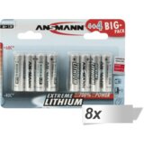 Ansmann 8x 4+4 Extreme Lithium AA Mignon LR 6 Big Pack | shoptok.hr