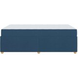  Konstrukcija postelje z vzmetnico Modra 120 x 200 cm blago, (5000126018) | Shoptok.si