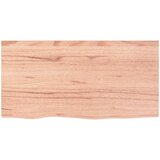  Kupaonska radna ploča svjetlosmeđa 80x40x(2-6) cm masivno drvo | shoptok.hr