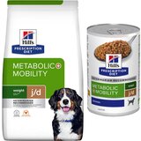 Hill’s 12 kg Prescription Diet + 3 x 370 g mokre hrane gratis! - Metabolic + Mobility s piletinom Cijene