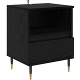  Nočna omarica 2 pcs Črni hrast 40 x 35 x 50 cm Konstruiran les | Shoptok.si
