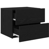  Noćni ormar 2 pcs Crni hrast 50 x 39 x 41 cm Konstruirano drvo | shoptok.hr