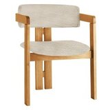 Hanah home Trpezarijska stolica 58x76x49cm Svijetlosivo-Hrast | Eponuda.ba