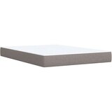 Krevet s oprugama i madracem smeđesivi 140 x 190 cm od tkanine | shoptok.hr