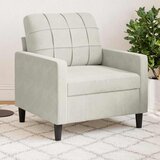  Fotelja krem 60 cm baršunasta Krema | Shoptok.si