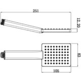 Herz SQ a300B tuš ručica crna 12040B | Eponuda.com