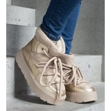 Gemre Beige platform snow boots lined with fur Sapphi | Shoptok.si